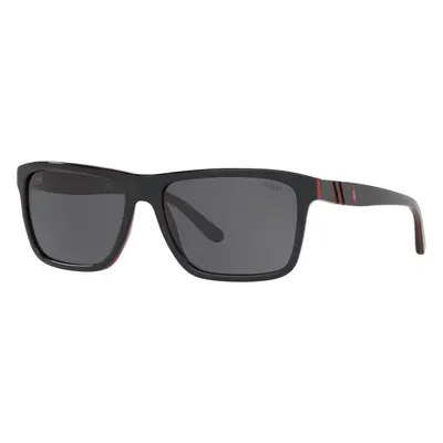 Polo Ralph Lauren Man Sunglass PH4153 - Frame color: Black, Lens color: Dark Grey