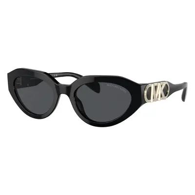 Michael Kors Woman Sunglass MK2192 Empire Oval - Frame color: Black, Lens color: Grey Solid