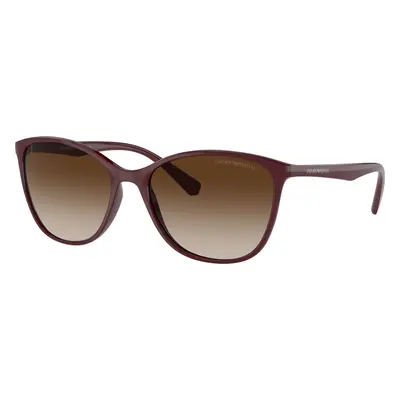 Emporio Armani Woman Sunglass EA4073 - Frame color: Shiny Bordeaux, Lens color: Gradient Brown