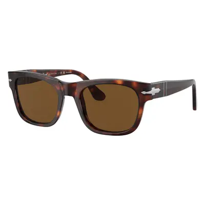 Persol Unisex Sunglass PO3269S - Frame color: Havana, Lens color: Polarized Brown