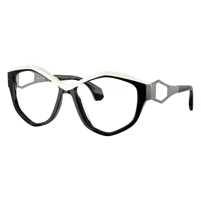 Alain Mikli Woman Sunglass A05501 - Frame color: Noir Nacree/White, Lens color: Photo Clear to 