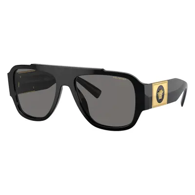 Versace Man Sunglass VE4436U - Frame color: Black, Lens color: Dark Grey Polar