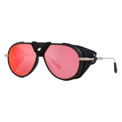 DIOR Man Sunglass DiorSnow A1I - Frame color: Black Matte, Lens color: Red Mirror