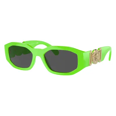 Versace Man Sunglass VE4361 Biggie - Frame color: Green Fluo, Lens color: Dark Grey