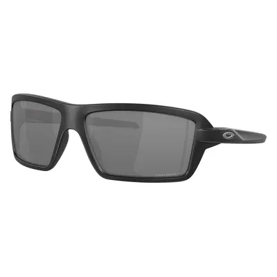 Oakley Man Sunglass OO9129 Cables - Frame color: Matte Black, Lens color: Prizm Black Polarized