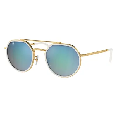 Ray-Ban Unisex Sunglass RB3765 - Frame color: Arista Gold, Lens color: Blue