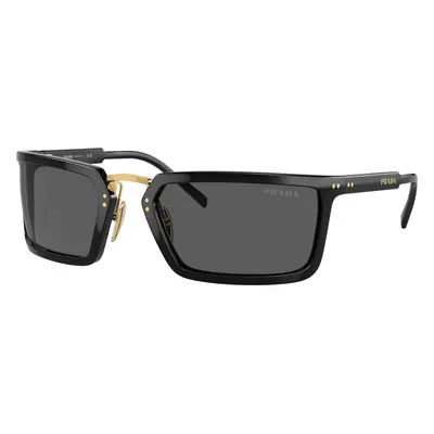 Prada Man Sunglass PR A11S - Frame color: Black, Lens color: Dark Grey