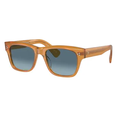 Oliver Peoples Unisex Sunglass OV5524SU Birell Sun - Frame color: Amber, Lens color: Marine Gra