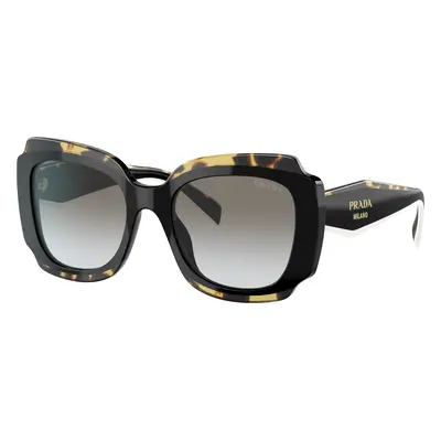 Prada Woman Sunglass PR 16YS - Frame color: Black/Havana, Lens color: Dark Grey