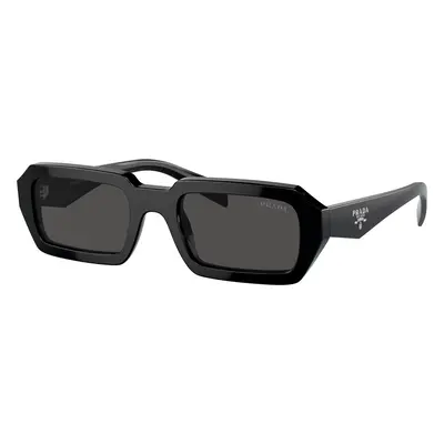 Prada Woman Sunglass PR A12S - Frame color: Black, Lens color: Dark Grey