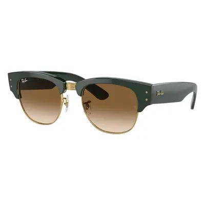 Ray-Ban Unisex Sunglass RB0316S Mega Clubmaster - Frame color: Green On Gold, Lens color: Light