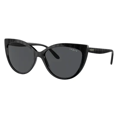 Vogue Eyewear Woman Sunglass VO5484S - Frame color: Black, Lens color: Dark Grey