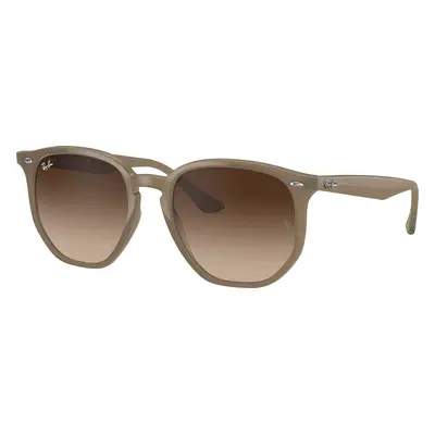 Ray-Ban Unisex Sunglass RB4306 - Frame color: Beige, Lens color: Dark Brown