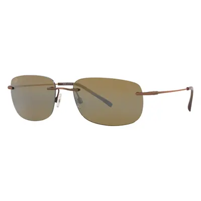 Maui Jim Unisex Sunglass Ohai - Frame color: Copper, Lens color: HCLU+00AD Bronze Polarized