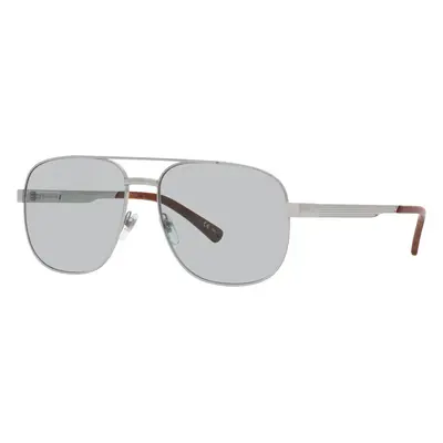 Gucci Man Sunglass GG1223S - Frame color: Silver, Lens color: Gray