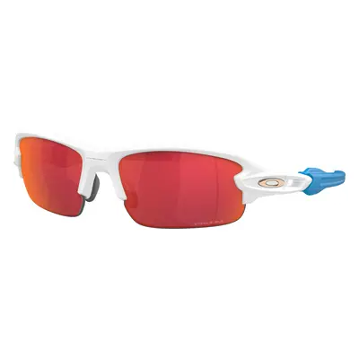 Oakley Unisex Sunglass OJ9008 Flak® XXS (Youth Fit) - Frame color: Matte White, Lens color: Pri