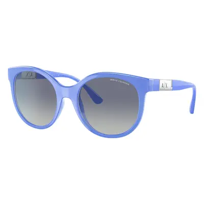 Armani Exchange Woman Sunglass AX4120S - Frame color: Shiny Opaline Light Blue, Lens color: Gra