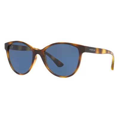 Sunglass Hut Collection Woman Sunglass HU2021 - Frame color: Shiny Havana, Lens color: Solid Bl