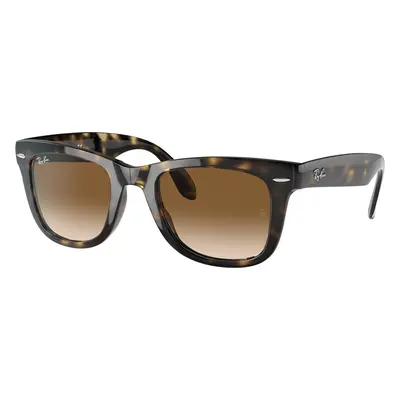 Ray-Ban Man Sunglass RB4105 Wayfarer Folding Classic - Frame color: Light Havana, Lens color: L