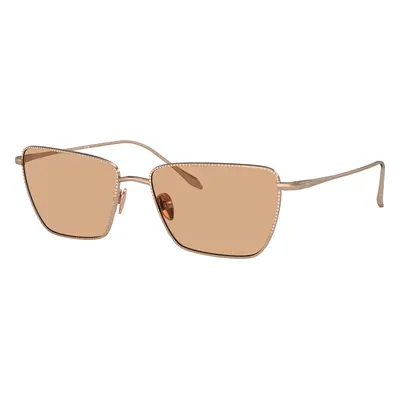 Giorgio Armani Woman Sunglass AR6153 - Frame color: Rose Gold, Lens color: Light Brown