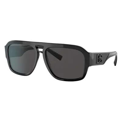 Dolce&Gabbana Man Sunglass DG4403 - Frame color: Black, Lens color: Dark Grey