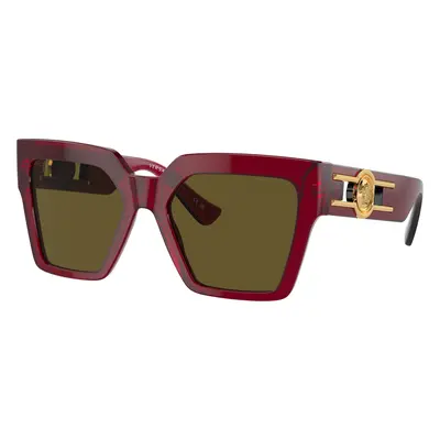 Versace Woman Sunglass VE4458 - Frame color: Bordeaux, Lens color: Dark Brown