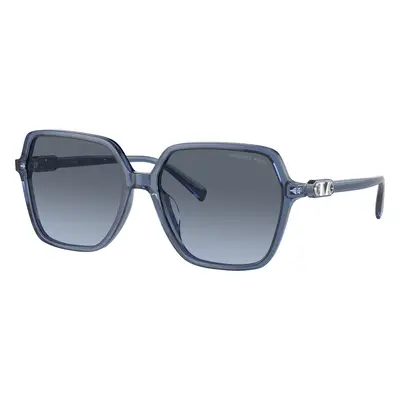 Michael Kors Woman Sunglass MK2196U Jasper - Frame color: Blue Transparent, Lens color: Blue Gr