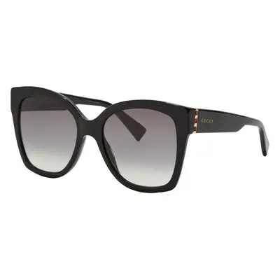 Gucci Woman Sunglass GG0459S - Frame color: Black Shiny, Lens color: Grey