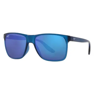 Maui Jim Man Sunglass Pailolo - Frame color: Blue, Lens color: Blue Hawaii Mirror Polarized