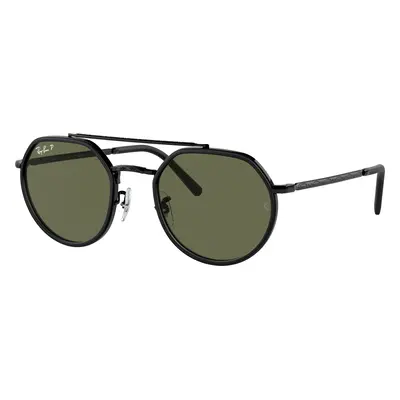 Ray-Ban Unisex Sunglass RB3765 - Frame color: Black, Lens color: Green