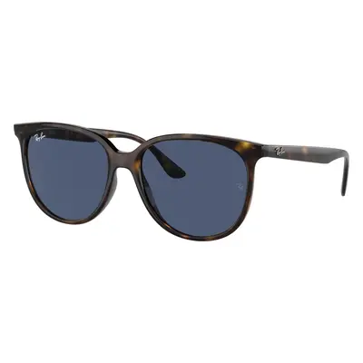 Ray-Ban Woman Sunglass RB4378 - Frame color: Havana, Lens color: Dark Blue