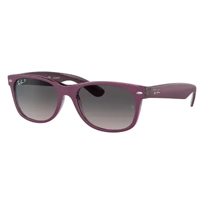 Ray-Ban Unisex Sunglass RB2132 New Wayfarer Classic - Frame color: Violet On Transparent Violet