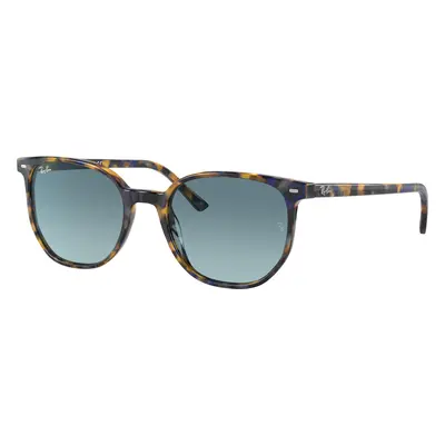 Ray-Ban Unisex Sunglass RB2197 Elliot - Frame color: Yellow & Blue Havana, Lens color: Blue Gra