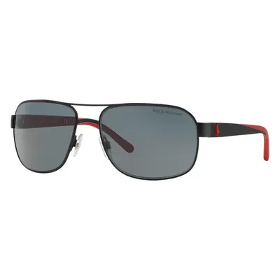 Polo Ralph Lauren Man Sunglass PH3093 - Frame color: Matte Black, Lens color: Polarized Grey