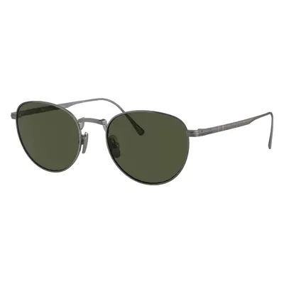 Persol Man Sunglass PO5002ST - Frame color: Pewter, Lens color: Green