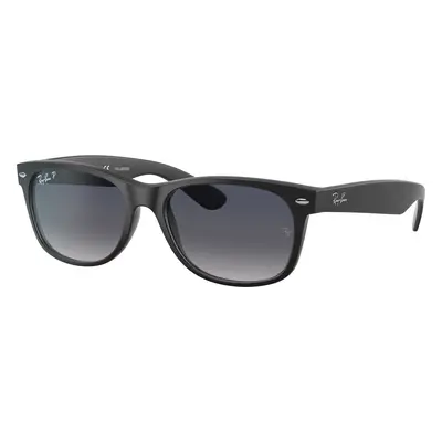 Ray-Ban Unisex Sunglass RB2132 New Wayfarer Classic - Frame color: Black, Lens color: Blue/Grey