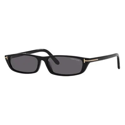 Tom Ford Unisex Sunglass Alejandro - Frame color: Black, Lens color: Grey