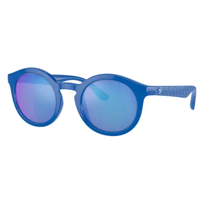 Dolce&Gabbana Unisex Sunglass DX6002 Kids - Frame color: Blue, Lens color: Light Green Mirror B