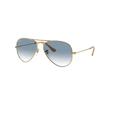 Ray-Ban Unisex Sunglass RB3025 Aviator Gradient - Frame color: Arista Gold, Lens color: Light B