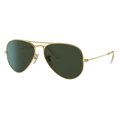 Ray-Ban Unisex Sunglass RB3025 Aviator | Aviation Collection - Frame color: Arista Gold, Lens c