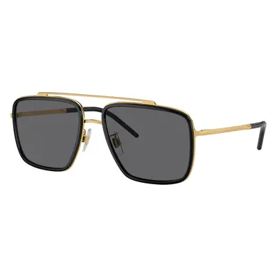 Dolce&Gabbana Man Sunglass DG2220 - Frame color: Gold/Black, Lens color: Grey-Black