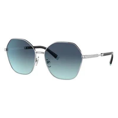 Tiffany & Co. Woman Sunglass TF3081 - Frame color: Silver, Lens color: Blue Gradient