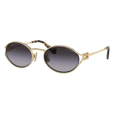 Miu Miu Woman Sunglass MU 52YS - Frame color: Pale Gold, Lens color: Grey Gradient