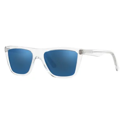 Sunglass Hut Collection Man Sunglass HU2014 - Frame color: Transparent, Lens color: Blue Mirror