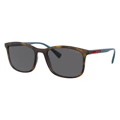 Prada Linea Rossa Man Sunglass PS 01TS Lifestyle - Frame color: Havana Rubber, Lens color: Pola