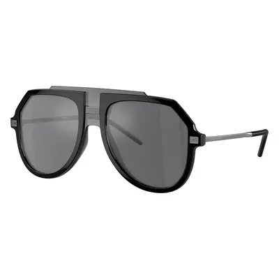 Dolce&Gabbana Man Sunglass DG6195 - Frame color: Black, Lens color: Grey Mirror Black