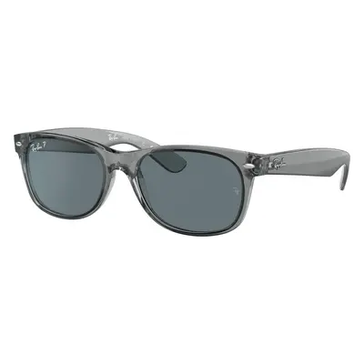 Ray-Ban Unisex Sunglass RB2132 New Wayfarer Classic - Frame color: Transparent Grey, Lens color