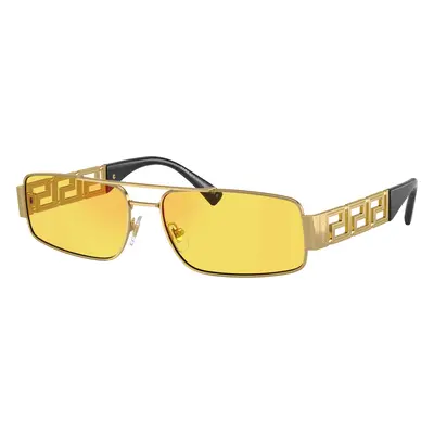 Versace Man Sunglass VE2257 - Frame color: Gold, Lens color: Yellow Mirror Red