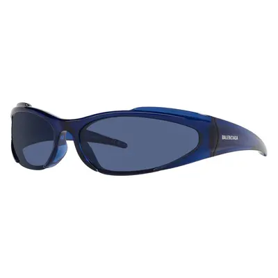 Balenciaga Unisex Sunglass BB0253S - Frame color: Blue, Lens color: Blue