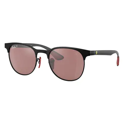 Ray-Ban Unisex Sunglass RB8327M Scuderia Ferrari Collection - Frame color: Black, Lens color: P